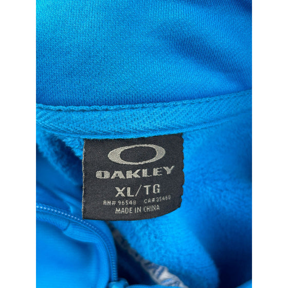 Oakley Zip-Up Jacket - XL - Blue Polyester