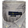 Ralph Lauren Custom Fit Striped Shirt - XL - Black & White Cotton