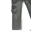 Hip Hop Cavi Cargo Jeans - 30W 28L - Grey Cotton