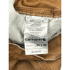 Carhartt Relaxed Fit Trousers - 34W 31L - Brown Cotton