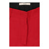 Prada Cropped Trousers - 34W UK 12 Red Cotton