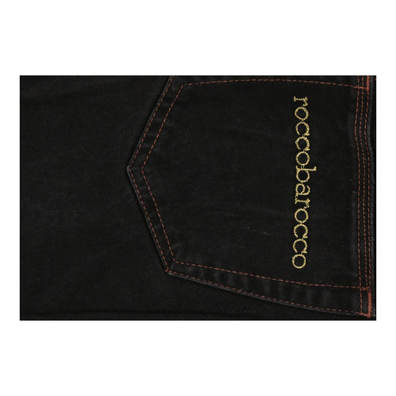 Roccobarocco Jeans - 26W UK 6 Black Cotton