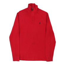  Vintage red Ralph Lauren 1/4 Zip - mens small