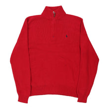  Vintage red Ralph Lauren 1/4 Zip - mens large