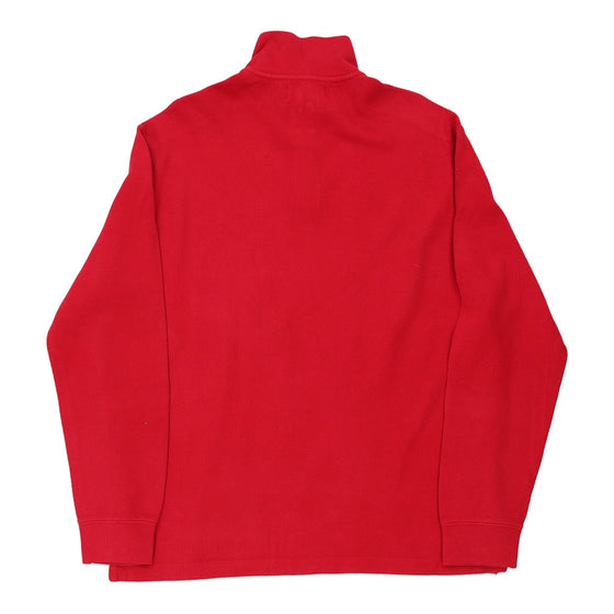 Vintage red Ralph Lauren 1/4 Zip - mens large