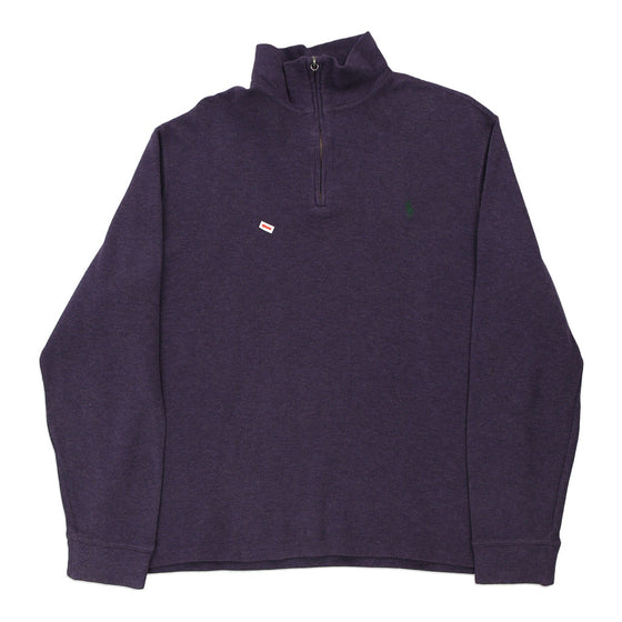 Vintage purple Ralph Lauren 1/4 Zip - mens large