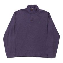  Vintage purple Ralph Lauren 1/4 Zip - mens large