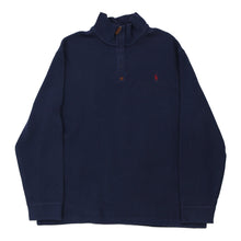  Vintage navy Ralph Lauren 1/4 Zip - mens x-large