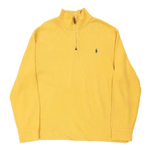  Vintage yellow Ralph Lauren 1/4 Zip - mens x-large