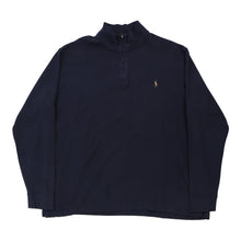  Vintage navy Ralph Lauren 1/4 Zip - mens x-large