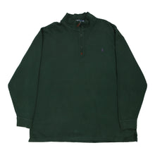  Vintage green Ralph Lauren 1/4 Zip - mens xxx-large