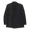 Vintage black Double Breasted Evening Pal Zileri Blazer - mens medium