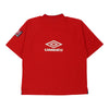 Vintage red Umbro T-Shirt - mens x-large