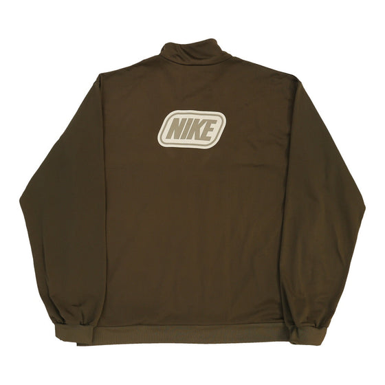 Vintage brown Nike Track Jacket - mens x-large