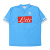 Vintage blue SSC Napoli Replica Football Shirt - mens large