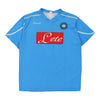 Vintage blue SSC Napoli Replica Football Shirt - mens x-large