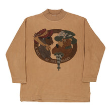  Iceberg Embroidered Sweatshirt - Medium Brown Cotton