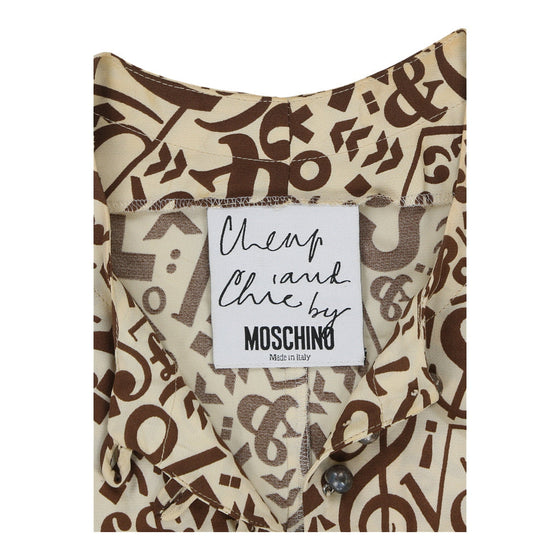 Cheap & Chic Moschino Maxi Dress - Medium Brown Cotton