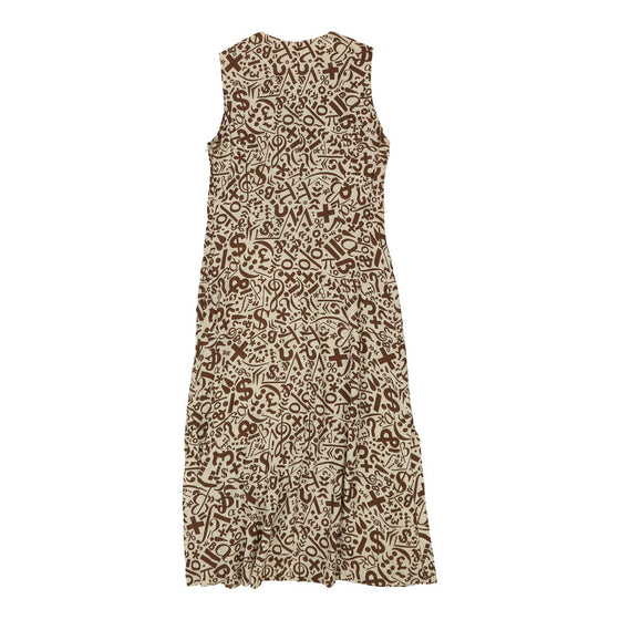 Cheap & Chic Moschino Maxi Dress - Medium Brown Cotton