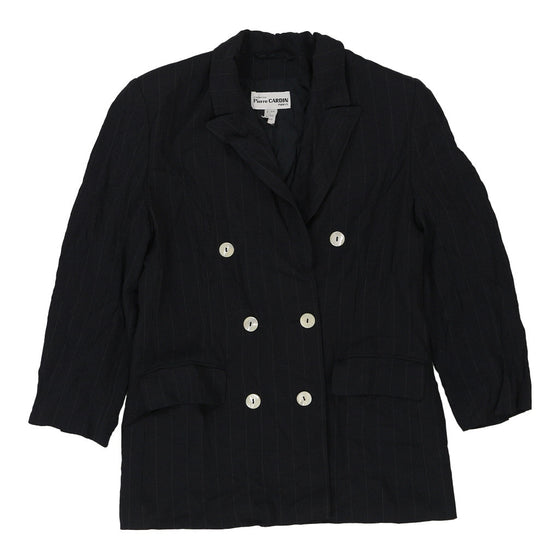 Pierre Cardin Coat - Small Black Wool