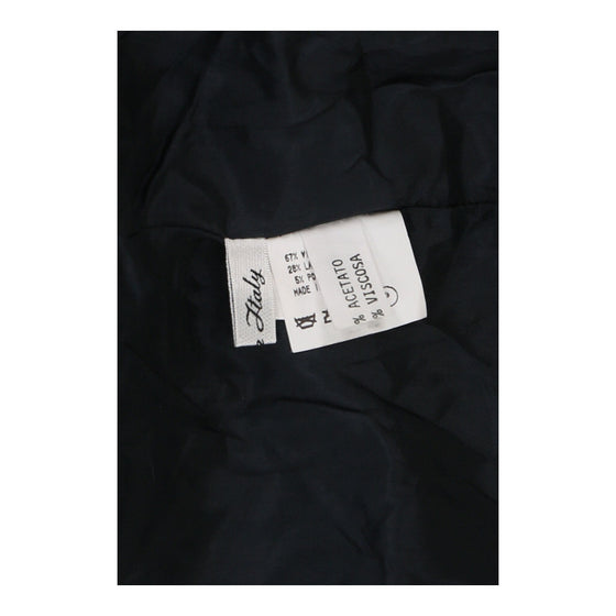 Pierre Cardin Coat - Small Black Wool