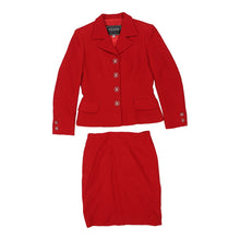  Versus By Versace Full Suit - XS Red Wool