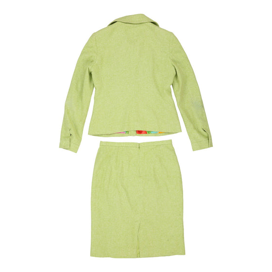 Dolce & Gabbana Full Suit - Medium Green Silk