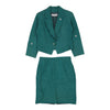 Yves Saint Laurent Full Suit - Small Green Wool