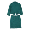 Yves Saint Laurent Full Suit - Small Green Wool