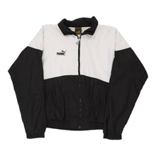  Vintage black & white Puma Jacket - mens small