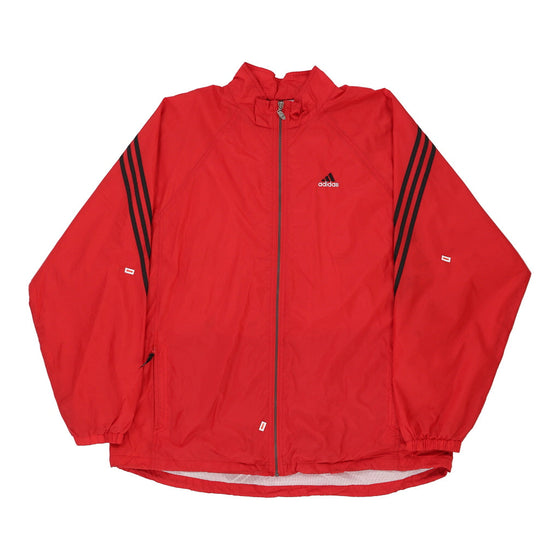 Vintage red Adidas Jacket - mens xx-large