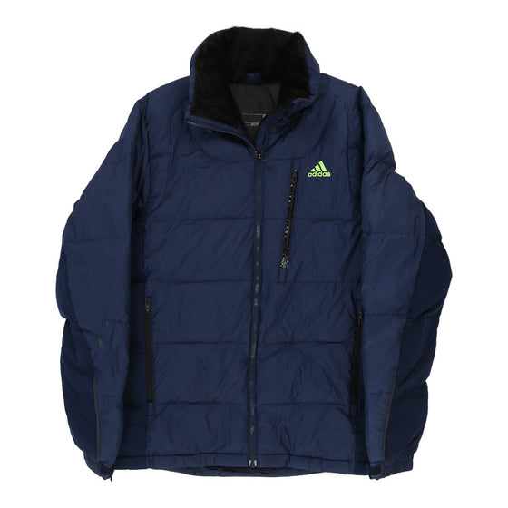 Vintage navy Adidas Puffer - mens large