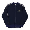 Vintage navy 1970s Adidas Track Jacket - womens x-large