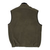 Vintage khaki Timberland Fleece Gilet - mens large