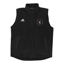  Vintage black Adidas Fleece Gilet - mens x-large