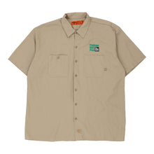  Vintage beige Dickies Short Sleeve Shirt - mens x-large