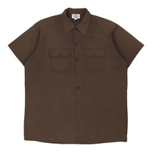  Vintage brown Dickies Short Sleeve Shirt - mens x-large