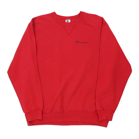 Vintage red Champion Sweatshirt - mens x-large