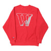 Vintage red Reversed Weave Wabash College Champion Sweatshirt - mens medium