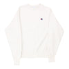 Vintage white Reversed Weave Champion Sweatshirt - mens small