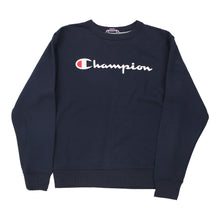  Vintage navy Champion Sweatshirt - mens small