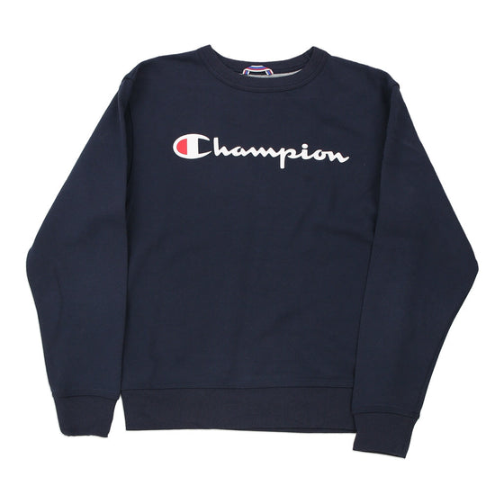 Vintage navy Champion Sweatshirt - mens small