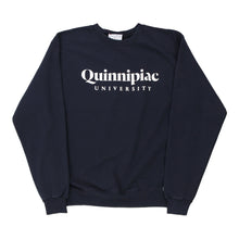  Vintage black Quinnipiac University Champion Sweatshirt - mens medium