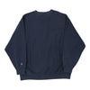 Vintage navy Reversed Weave NYU Champion Sweatshirt - mens x-large