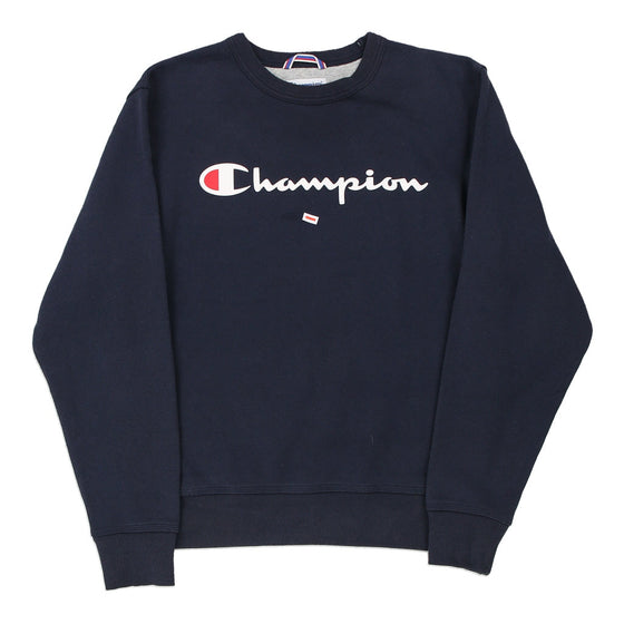 Vintage navy Champion Sweatshirt - mens small