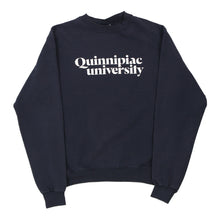  Vintage navy Quinnipiac University Champion Sweatshirt - mens small