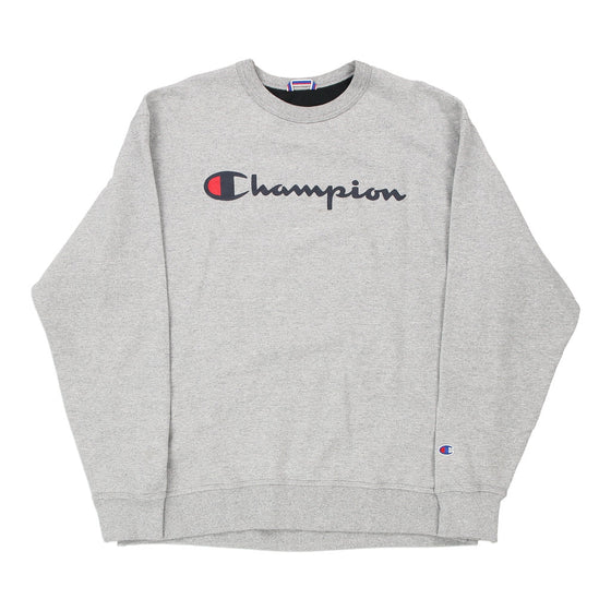 Vintage grey Champion Sweatshirt - mens x-large