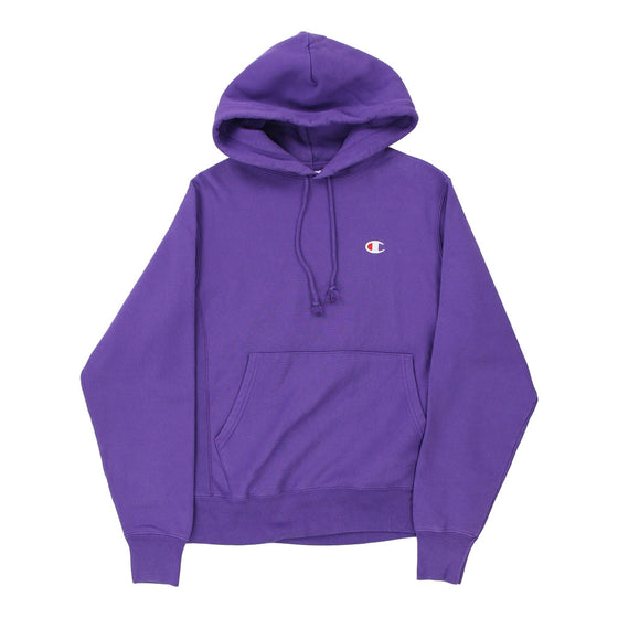 Vintage purple Reversed Weave Champion Hoodie - mens small