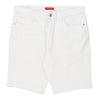 Vintage white Guess Shorts - mens 37" waist