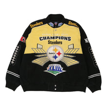  Vintage block colour Pittsburgh Steelers Nfl Jacket - mens xx-large